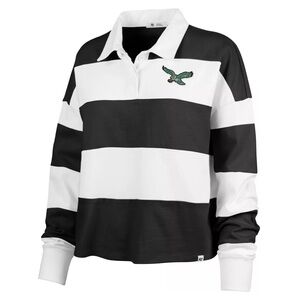 New With Tags 47 Women's Philadelphia Eagles Rugby Long Sleeve T-Shirt